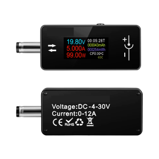 TESTER IN/OUT 4-30Vdc 360W 5,5x2,5mm