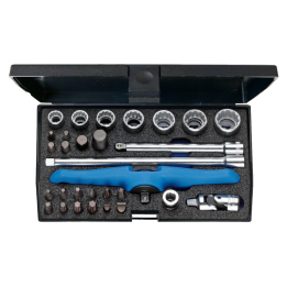 GEDORE-2190281 Gedore - Set di chiavi cricchetto,a tubo