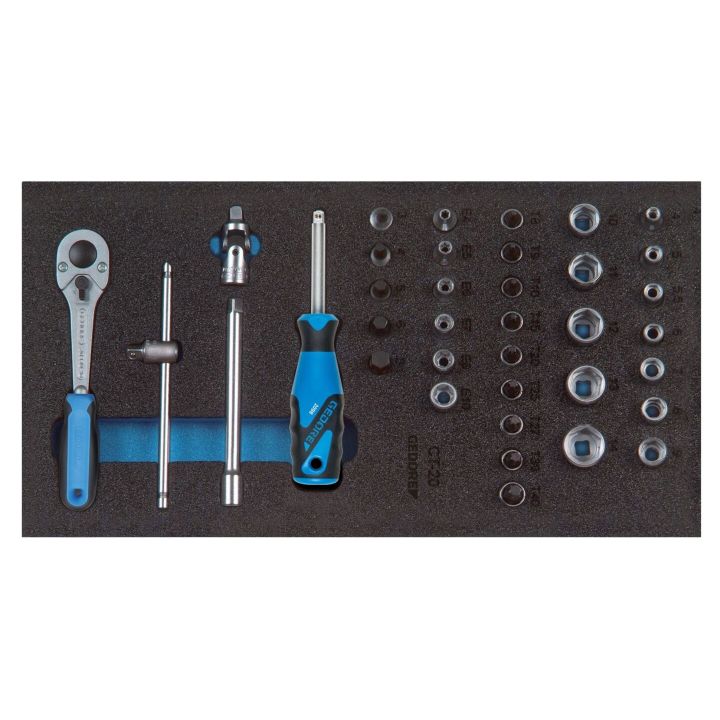GEDORE-2308967 Gedore - Set di chiavi cricchetto,a tubo,T...