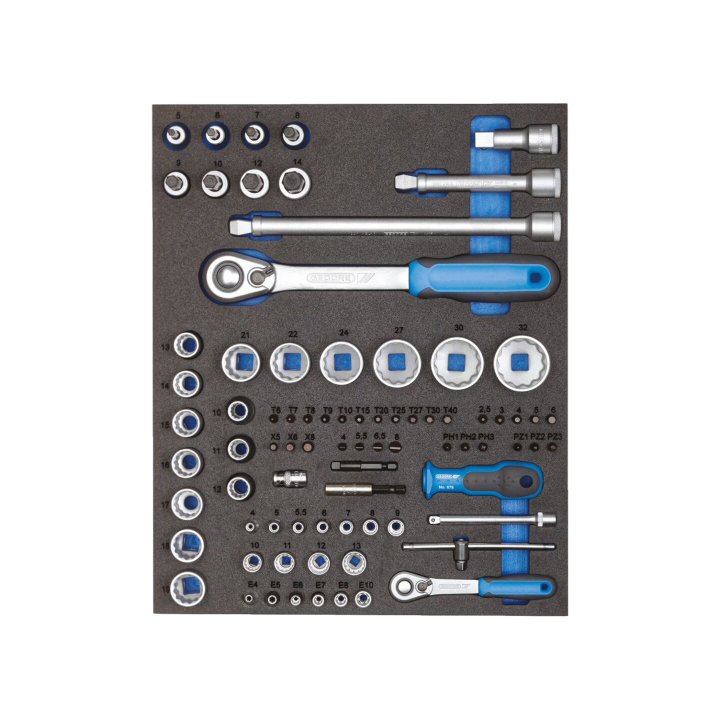 GEDORE-2957191 Gedore - Set di chiavi cricchetto,innesti...
