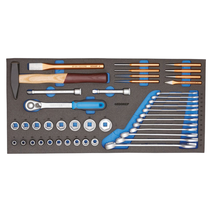 GEDORE-3005240 Gedore - Kit degli attrezzi: chiavi cricch...