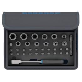 GEDORE-3085015 Gedore - Set di chiavi cricchetto,innesti...