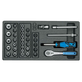 GEDORE-6626230 Gedore - Set di chiavi cricchetto,innesti...