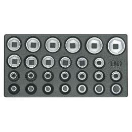 GEDORE-6626580 Gedore - Set di chiavi 6-angoli,innesti a...
