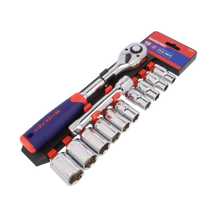 WP-W003024WE Workpro - Set di chiavi 6-angoli,a tubo