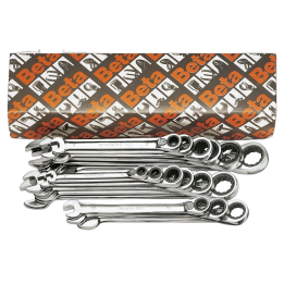 BE142/S15 Beta - Set di chiavi cricchetto,combinata