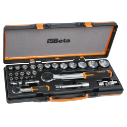 BE902A/C22 Beta - Wrench: socket spanner-set 6-angles,soc...