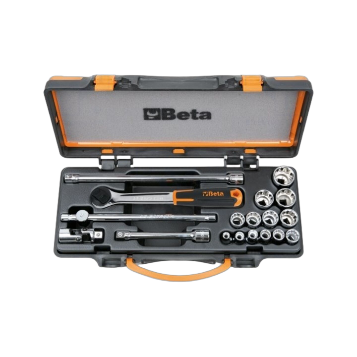 BE910AS/C13 Beta - Wrench: socket spanner-set 12-angles,i...