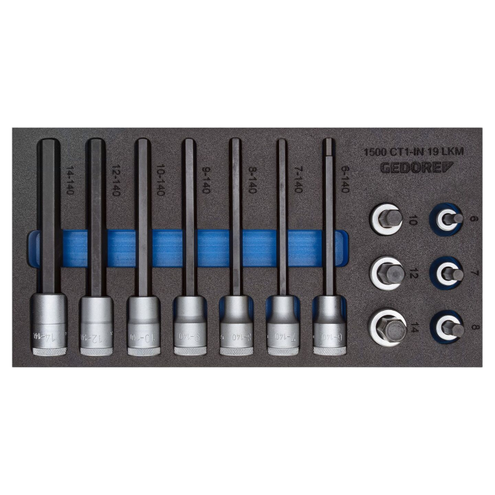 GEDORE-2308932 Gedore - Socket: hex key-bit-set Applicati...