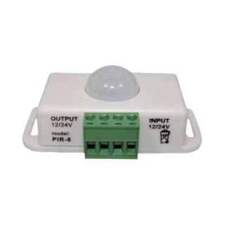 SENSORE PIR ACCENSIONE LUCI con TIMER - 12/24Vdc