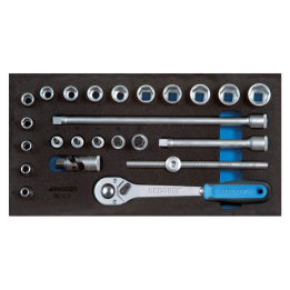 GEDORE-2308975 Gedore - Set di chiavi cricchetto,a tubo,T...