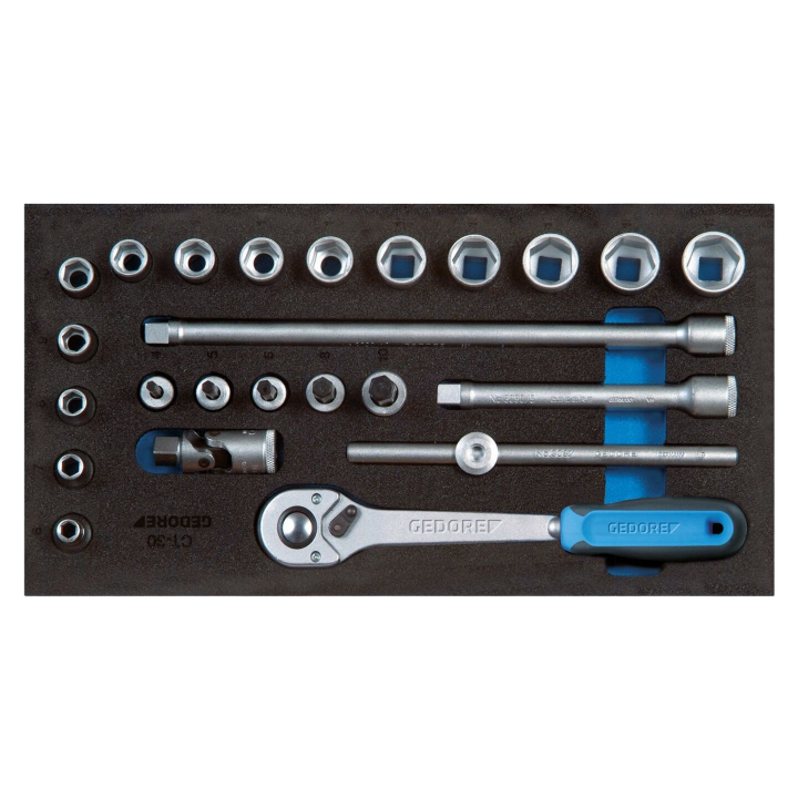 GEDORE-2308975 Gedore - Set di chiavi cricchetto,a tubo,T...