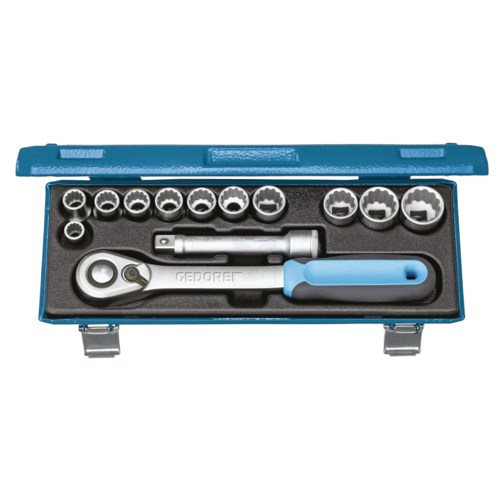 GEDORE-2545829 Gedore - Set di chiavi 6-angoli,cricchetto...