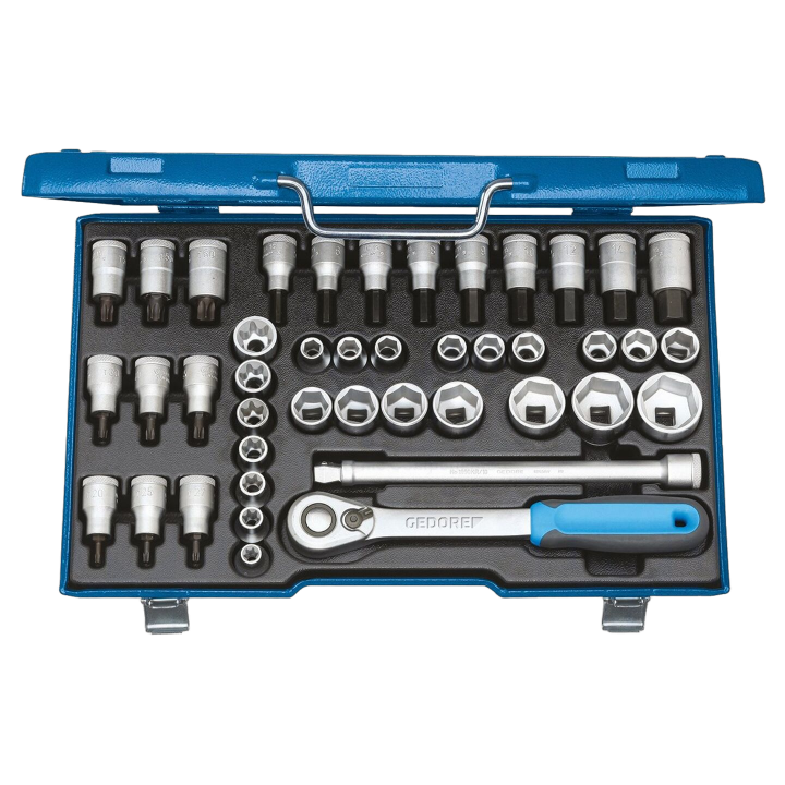 GEDORE-2546000 Gedore - Set di chiavi cricchetto,a tubo,T...