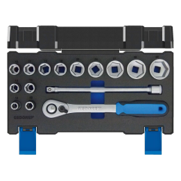 GEDORE-3014347 Gedore - Set di chiavi 6-angoli,cricchetto...