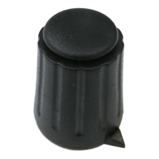 Manopola Nera Ø15mm Fissaggio a Mandrino