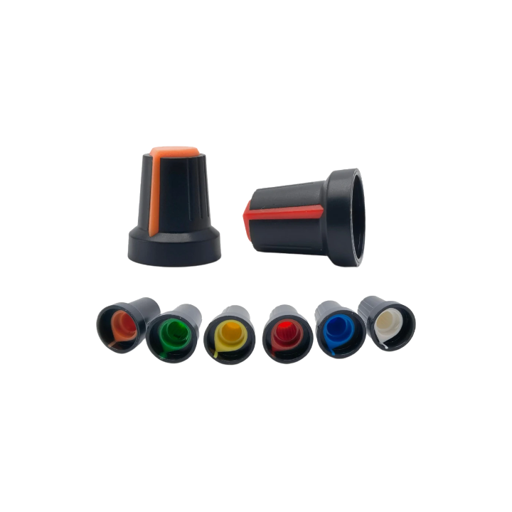 Manopola foro 6mm per potenziometro a pressione