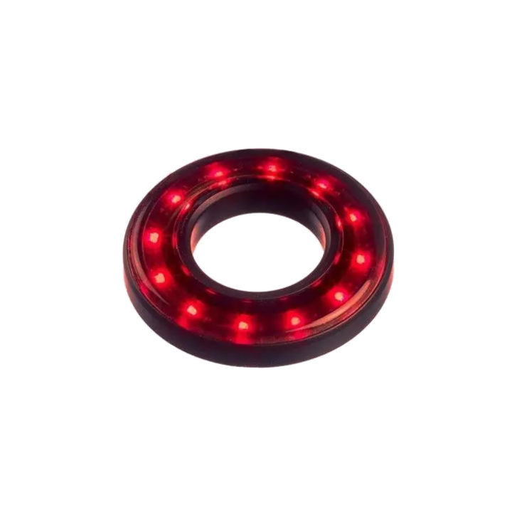 Spia Led tonda forata 5-12Vdc ROSSO