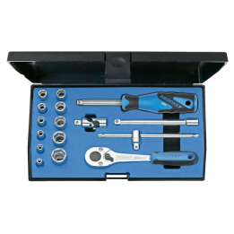 GEDORE-6162220 Gedore - Set di chiavi 6-angoli,cricchetto...