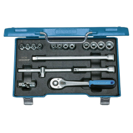 GEDORE-6239380 Gedore - Set di chiavi 12-angoli,cricchett...