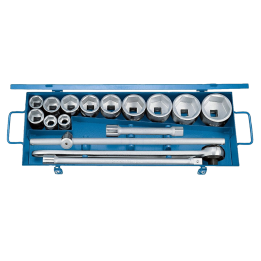 GEDORE-6281150 Gedore - Set di chiavi 6-angoli,cricchetto...