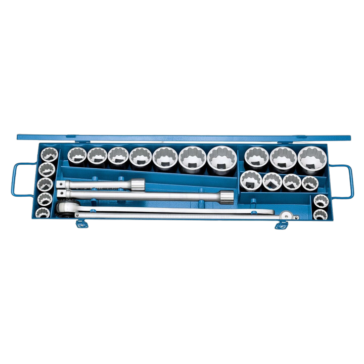 GEDORE-6281310 Gedore - Set di chiavi 12-angoli,cricchett...