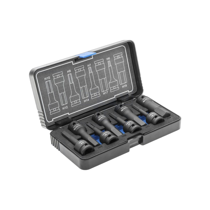 HT6R004 Högert Technik - Socket: hex key-bit-set impact