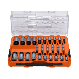 KLEIN-65233HEX Klein Tools - Socket: hex key-bit-set inch...