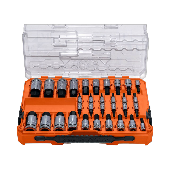 KLEIN-65233HEX Klein Tools - Socket: hex key-bit-set inch...