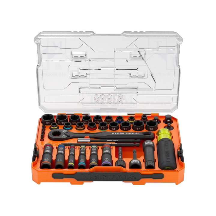 KLEIN-65500KNECT Klein Tools - Socket: 6-angles-set inch,...