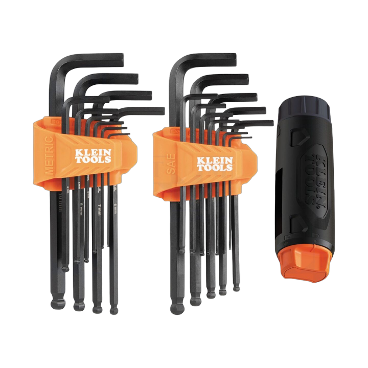 KLEIN-BLS22H Klein Tools - Chiave: brugola-kit pollici,sf...