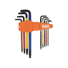KLEIN-BLS9 Klein Tools - Chiave: brugola-kit pollici,sferico
