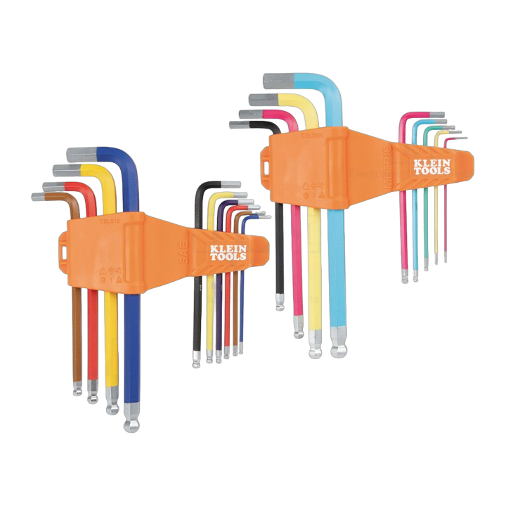 KLEIN-CBLS19 Klein Tools - Chiave: brugola-kit pollici,sf...