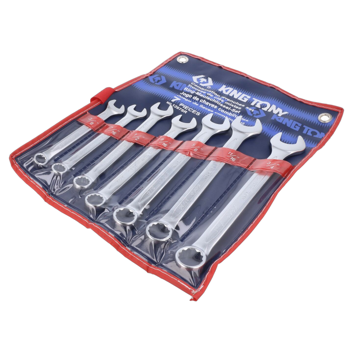 KT-1207SR King Tony - Chiave: chiave combinata-set pollici