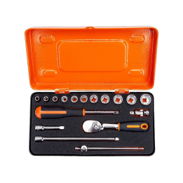 SA.6717MBP Bahco - Set di chiavi 12-angoli,a tubo