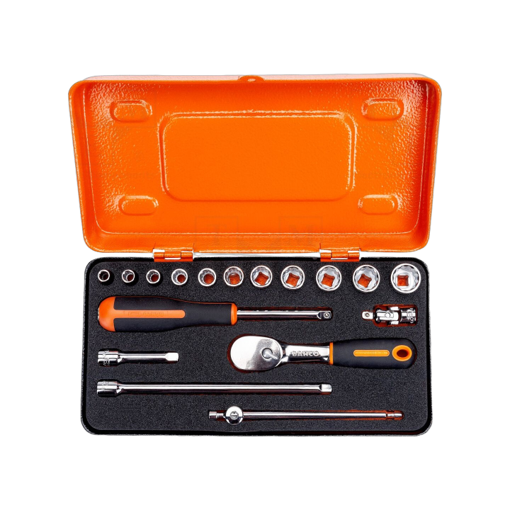 SA.6717MBP Bahco - Set di chiavi 12-angoli,a tubo
