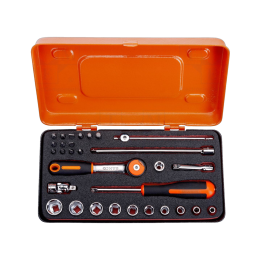 SA.6729MHR Bahco - Set di chiavi 6-angoli,a tubo