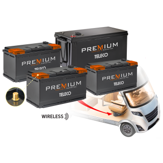 TLI Premium 12/150 DIN Batterie Teleco Ioni di Litio (LiFePO4)