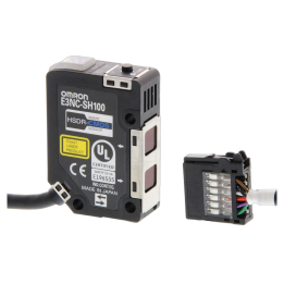 E3NC-SH100-2M Omron - Sensore laser Portata: 100 mm