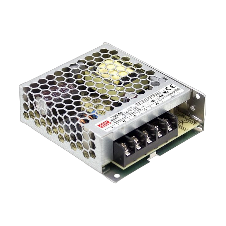 LRS-50-12 Mean Well - Alimentatore: impulsi da incasso,mo...