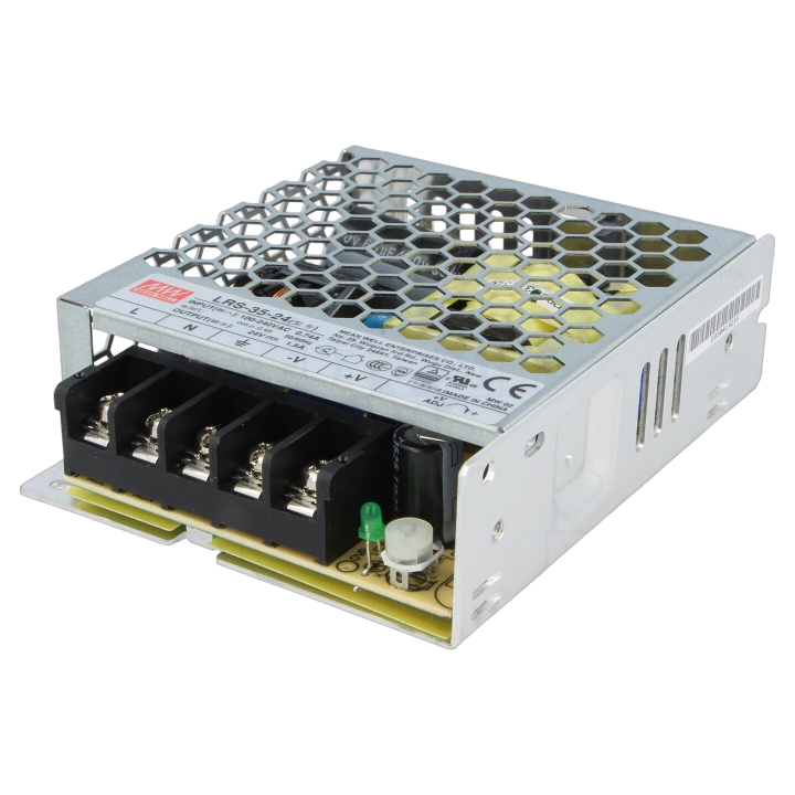 LRS-35-24 Mean Well - Alimentatore: impulsi da incasso,mo...