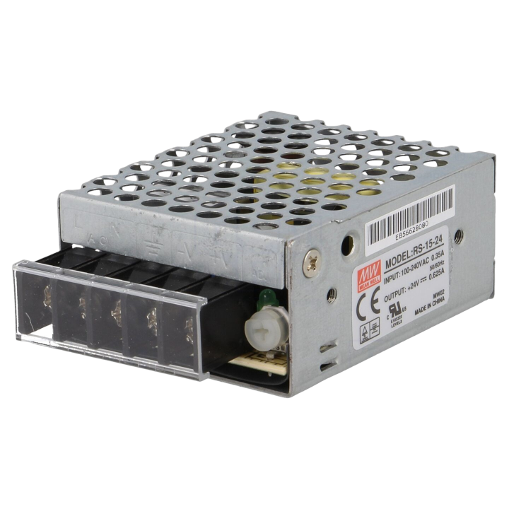 RS-15-24 Mean Well - Alimentatore: impulsi da incasso,mod...
