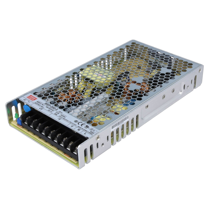 RSP-200-5 Mean Well - Alimentatore: impulsi da incasso,mo...