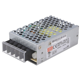 RS-25-15 Mean Well - Alimentatore: impulsi da incasso,mod...