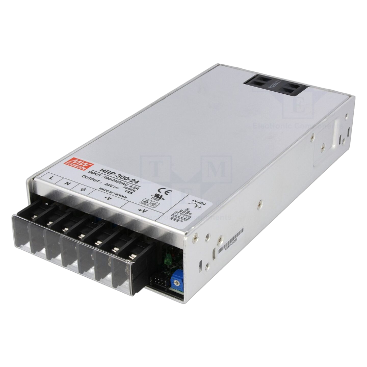 HRP-300-24 Mean Well - Alimentatore: impulsi da incasso,m...