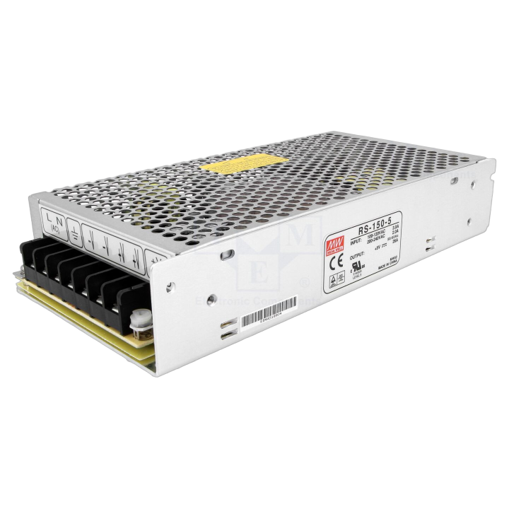 RS-150-5 Mean Well - Alimentatore: impulsi da incasso,mod...