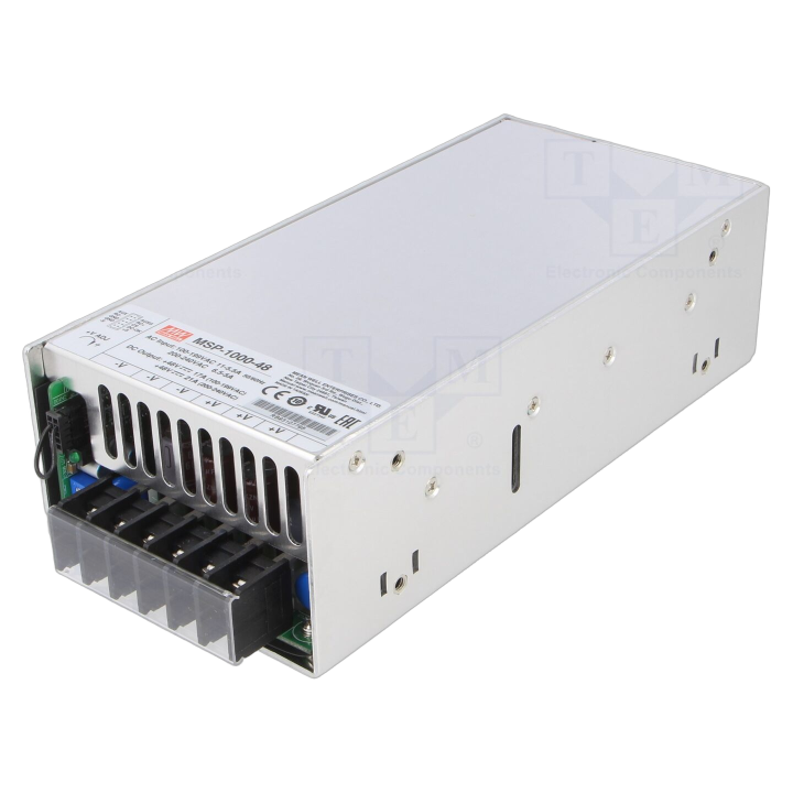 MSP-1000-48 Mean Well - Alimentatore: impulsi da incasso,...