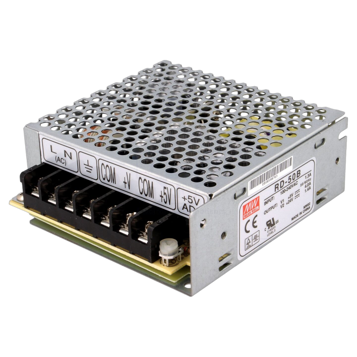 RD-50B Mean Well - Alimentatore: impulsi da incasso,modulare