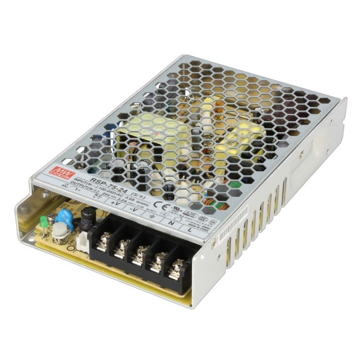 RSP-75-24 Mean Well - Alimentatore: impulsi da incasso,mo...