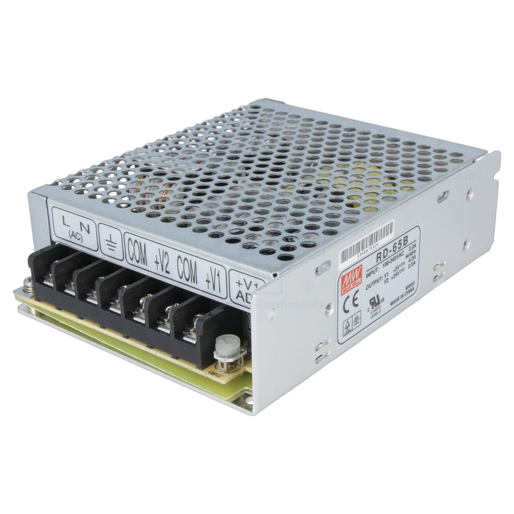 RD-65B Mean Well - Alimentatore: impulsi da incasso,modulare